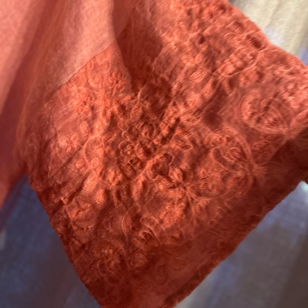 K79. Coral Lace Kimono size L - Picture 5 of 8